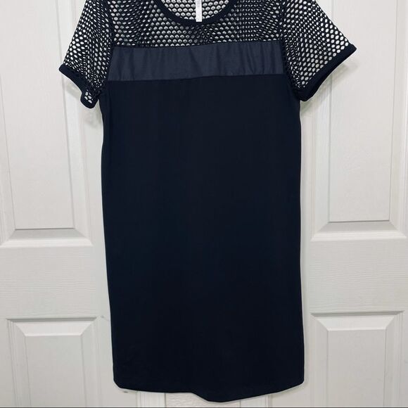 Fabletics Black Mesh Dress Sarah Mini Dress Size Small - Picture 9 of 11